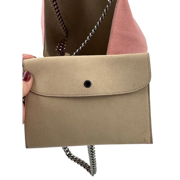 STELT01: Stella McCartney Falabella Tote – Dusty Rose with Chain Trim - Picture 5 of 7
